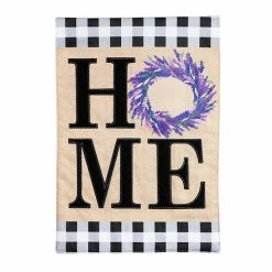 Best Sale 😍 Unbranded Home Lavender Wreath Garden Flag 😀