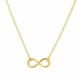 Best reviews of 🤩 Unbranded 14k Gold Adjustable Mini Infinity Necklace ✔️