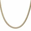 New 🌟 Unbranded 👩 Women's Gold Plated 8mm Curb Chain Necklace 😀
