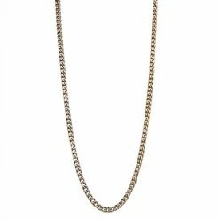 Best Sale 🛒 Unbranded Two Tone Stainless Steel Franco Chain Necklace Yellow 🌟