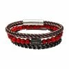 Deals ✔️ Unbranded Men's Beaded Chain Stackable Bracelet Set 🛒