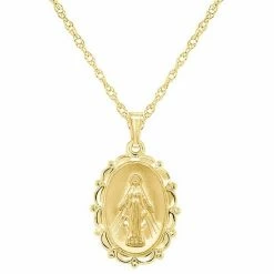 Brand new 😍 Unbranded Sterling Silver Our Lady Of Grace Miraculous Medal Pendant 🔔