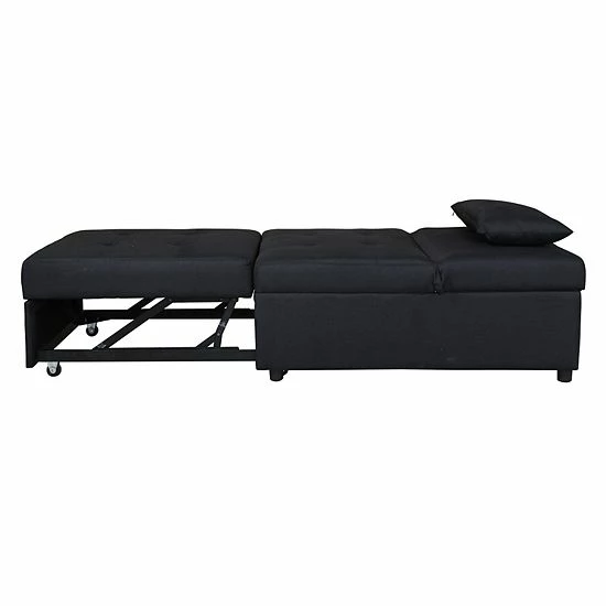 Outlet ⭐ Unbranded Home Source Convertible Accent Chair Beige 🌟 - Image 3