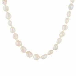 Best reviews of 👍 Unbranded Sterling Silver Baroque Freshwater Cultured Pearl Necklace 🔥