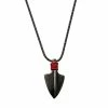 Coupon 👍 Unbranded Men's Stainless Steel Gun Metal Arrowhead Pendant Necklace ❤️