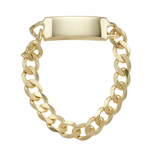 Promo ๐ Unbranded 14k Gold Mini ID Chain Ring ๐คฉ