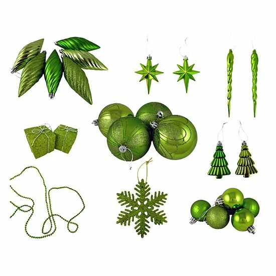 Top 10 ๐ Unbranded Green Shatterproof ๐ Christmas Ornament 125-piece Set ๐