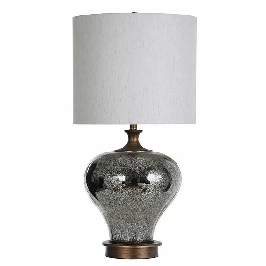 Hot Sale ✨ Unbranded Mercury Glass Body Table Lamp With Brushed Copper Like Base 😉