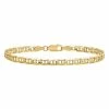 Outlet 🧨 Unbranded 14k Gold 3.75 Mm Concave Anchor Chain Bracelet 👍