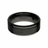 Flash Sale ❤️ Unbranded Men's Black Zirconium Brushed Ring 💯