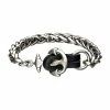 Flash Sale 🎉 Unbranded Men's Antiqued Stainless Steel Anchor Chain Bracelet ⌛