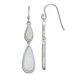 Budget 🎁 Unbranded Abalone Double Dangle Earrings 🧨