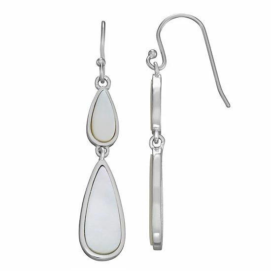 Budget ๐ Unbranded Abalone Double Dangle Earrings ๐งจ