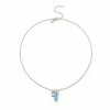 Discount 💯 Unbranded Power Of Color Silver Plated Angelite & Blue Cubic Zirconia Necklace 🎉