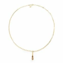 Best reviews of 🤩 Unbranded Power Of Color Gold Plated Brown Jasper And Cubic Zirconia Necklace 🔥