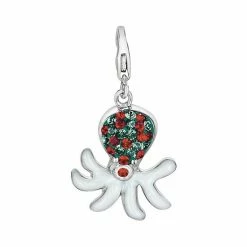 Best deal 🤩 Unbranded Sterling Silver Crystal Octopus Charm 💯