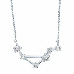 Discount ✨ Unbranded Sterling Silver 1/5 Carat T.W. Diamond Constellation Necklace Virgo 😉