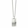 Best deal 😉 Unbranded Men's Stainless Steel Brushed Pendant Necklace 😉