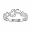 Best deal 🎉 Unbranded Sterling Silver Diamond Accent Heart Ring 💯