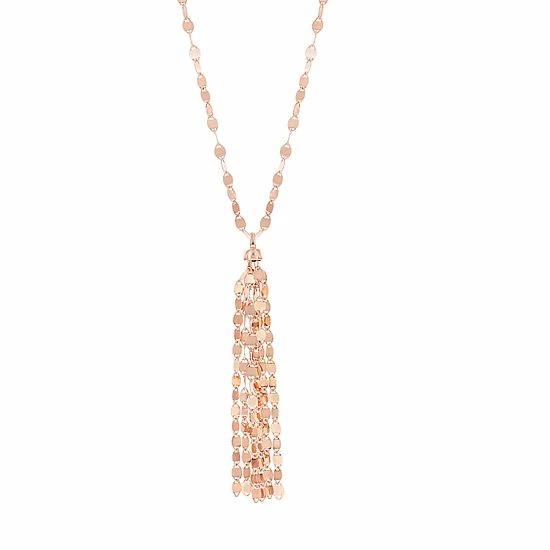 Best deal ⌛ Unbranded Sterling Silver Mirror Tassel Necklace 🛒