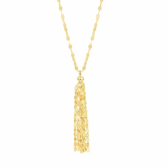 Best deal ⌛ Unbranded Sterling Silver Mirror Tassel Necklace 🛒 - Image 3