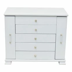 Budget 😀 Unbranded Gray Modern Jewelry Box ⭐