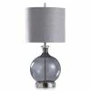 Best Sale 🧨 Unbranded Smoked Glass Globe Table Lamp With Acrylic Base 😍