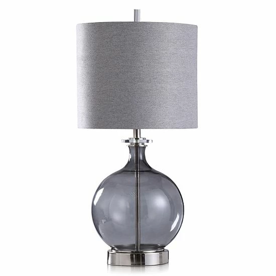 Best Sale ๐งจ Unbranded Smoked Glass Globe Table Lamp With Acrylic Base ๐