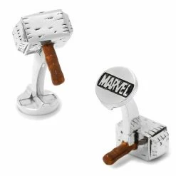 Top 10 🛒 Unbranded Marvel Comics 3D Thor 🔨 Hammer Cuff Links 🌟