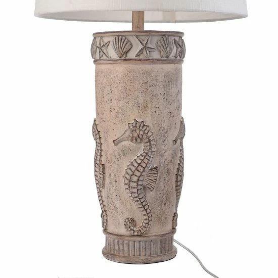 Best reviews of ⌛ Unbranded Coastal Moulded Table Lamp With Sea Horse & Shell Accents 🎁 - Image 4