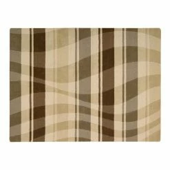 Top 10 🔔 Unbranded Elements Striped Rug - 5'6'' X 7'5'' Beige Brown 👍