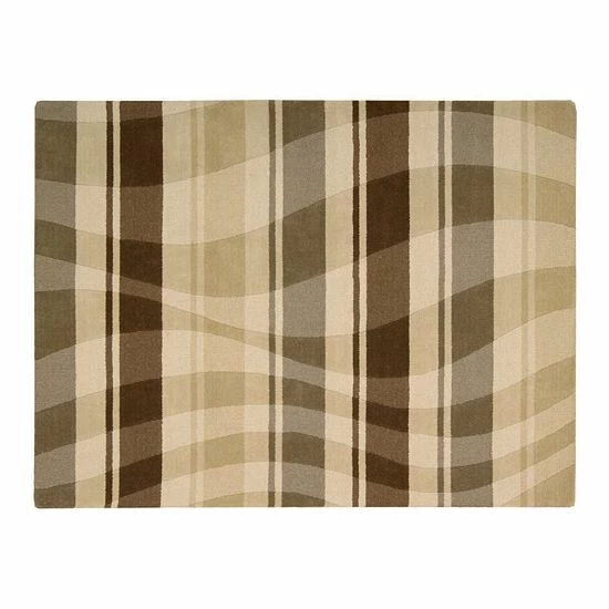 Top 10 🔔 Unbranded Elements Striped Rug - 5'6'' X 7'5'' Beige Brown 👍