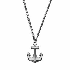Top 10 ⭐ Unbranded Men's Stainless Steel Anchor Pendant Necklace 👏