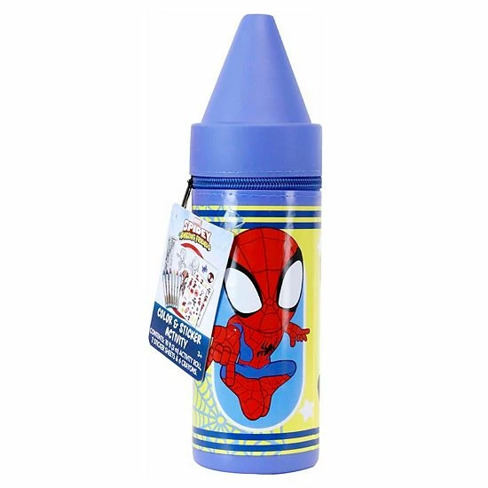 Best Pirce 🎉 Unbranded Spider-Man Color & Sticker Activity And Crayon Case 🌟