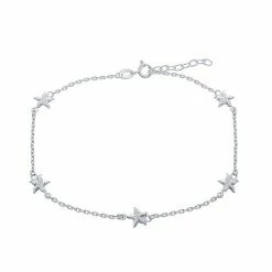 Brand new 🎉 Unbranded Sterling Silver Starfish Anklet ✔️