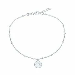 Top 10 🎁 Unbranded Sterling Silver Wave Disc Beaded Anklet 🤩