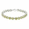 Cheap 🛒 Unbranded Sterling Silver & Peridot Bracelet ✨