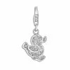 Deals 🌟 Unbranded Sterling Silver White Topaz Duck Charm 🛒