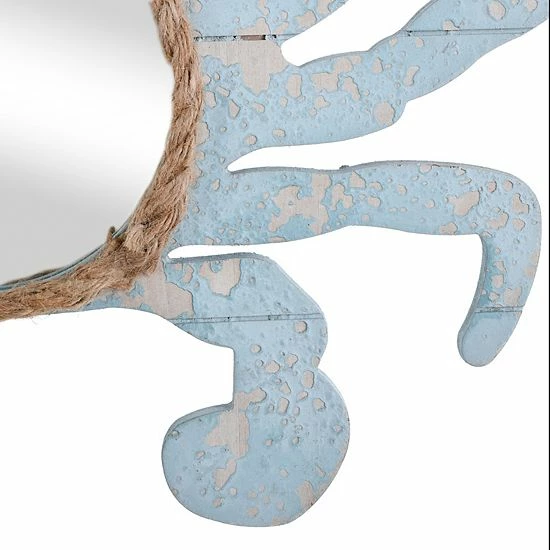 Promo ๐คฉ Unbranded Weathered Crab Mirror Wall Decor Blue ๐ - Image 3