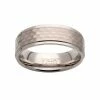 Top 10 🛒 Unbranded Men's Stainless Steel 🔨 Hammered Ring 💯