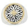 Coupon 🔔 Unbranded Two Tone Sterling Silver Filigree Ring 🎉