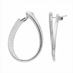 Flash Sale ❤️ Unbranded Sterling Silver Cubic Zirconia Teardrop Earrings 😉