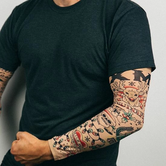 Best reviews of ๐ฏ Unbranded Men's 2-Pack Holiday Tattoo Sleeves โ - Image 2