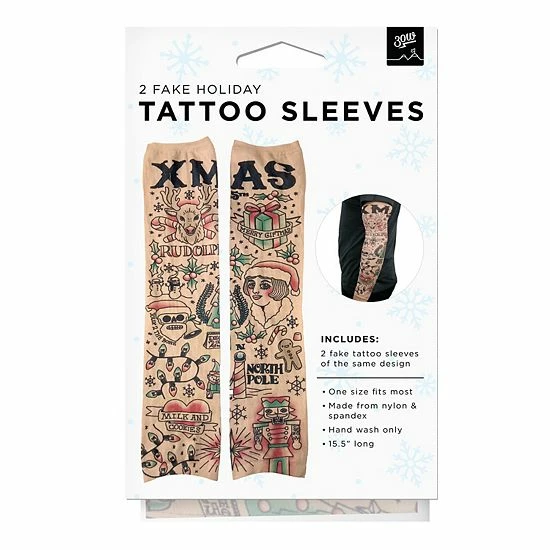 Best reviews of ๐ฏ Unbranded Men's 2-Pack Holiday Tattoo Sleeves โ - Image 3