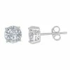 Wholesale 💯 Unbranded Sterling Silver 3/4 Carat T.W. Diamond Round Stud Earrings 🎉