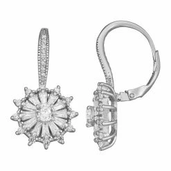 Wholesale 🔥 Unbranded Sterling Silver Cubic Zirconia Leverback Earrings 🔔