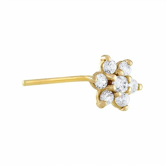 Best reviews of ๐ Unbranded 10k Gold Flower Nose Ring โญ - Image 2