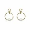 Wholesale ✨ Unbranded 14k Gold Sterling Silver Freshwater Cultured Pearl Drop Earrings ⭐