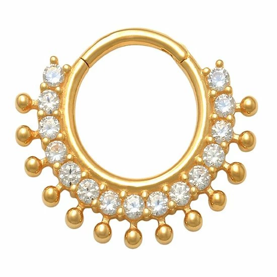 Deals ๐ Unbranded 10K Gold Septum Clicker Nose Ring ๐