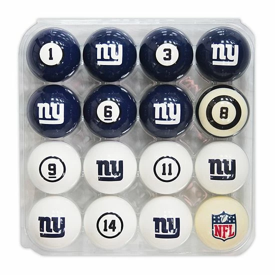 Cheapest โ Unbranded New York Giants Billiard Ball Set ๐